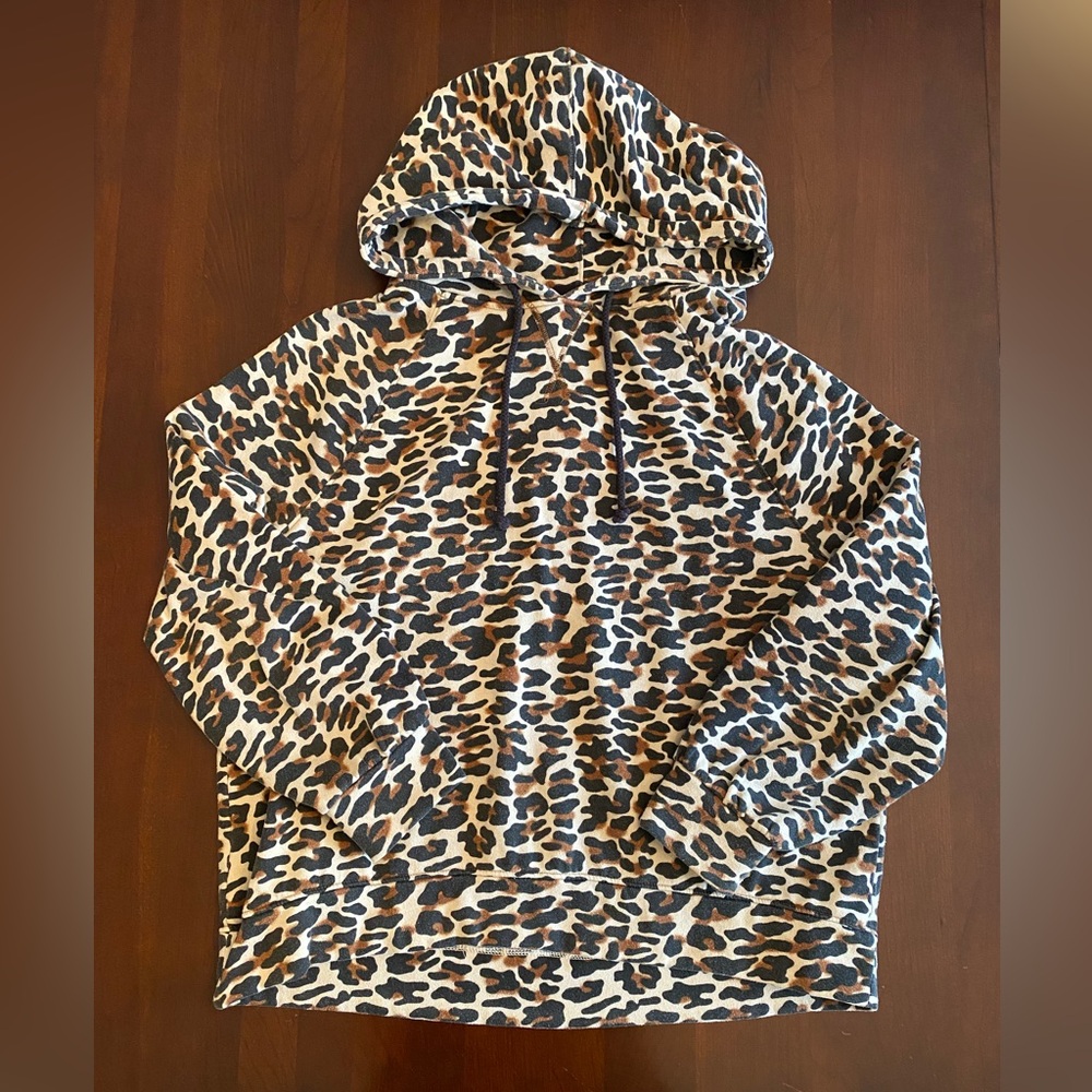 Lou & Grey leopard print hoodie